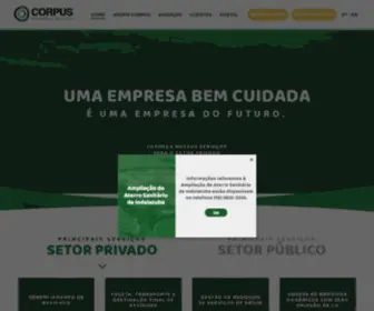 Corpus.com.br(Corpus Saneamento e Obras) Screenshot