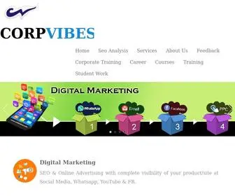 CorpVibes.com(Industrial Training in Rohini) Screenshot