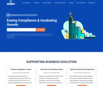 Corpzo.com(Corpzo Simplifying Business Compliance & legal advisory) Screenshot