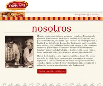 Corradinipasteleria.com.ar(Corradini) Screenshot