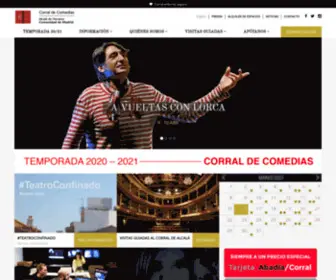 Corraldealcala.com(Teatro Corral de Comedias) Screenshot
