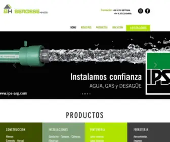 Corralonbergesehnos.com(Materiales de Construcción) Screenshot