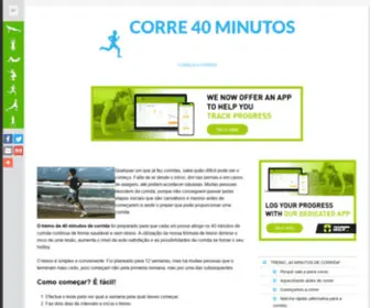 Corre40Minutos.net(Começa a correr) Screenshot