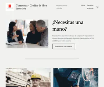 Correcol-SA.com(Credito de libre inversion) Screenshot
