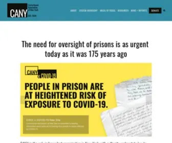 Correctionalassociation.org(CORRECTIONAL ASSOCIATION OF NEW YORK) Screenshot