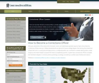 Correctionalofficeredu.org(How to Become a Correctional Officer) Screenshot