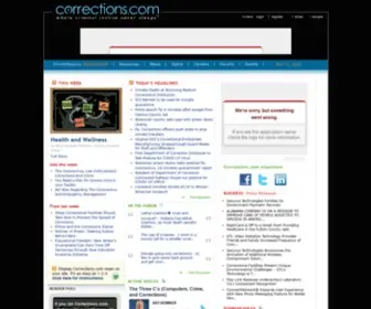 Corrections.com(The Largest Online Community for Corrections) Screenshot
