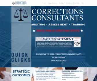 Correctionsconsultant.com(Corrections Consult) Screenshot