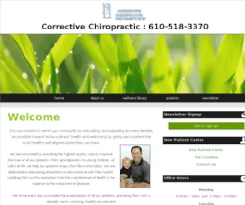 Correctivechiro.com(Corrective Chiropractic) Screenshot