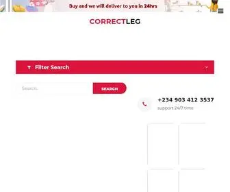 Correctleg.com(Largest online footwear marketplace) Screenshot