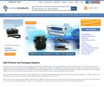Correctproducts.com(Correct Products) Screenshot
