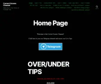 Correctscorechannel.com(Correctscorechannel) Screenshot