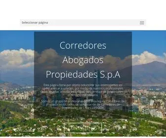 Corredoresabogados.cl(Inicio) Screenshot