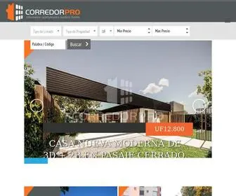 Corredorpro.cl(Corredor Pro) Screenshot