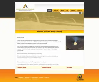 Correiamining.com(Correia Mining Company) Screenshot