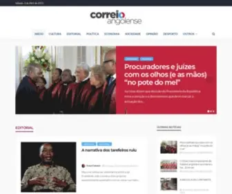 Correioangolense.co.ao(Correio Angolense) Screenshot