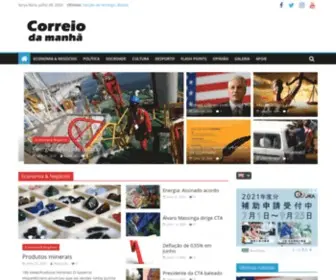 Correiodamanhamoz.com(Correio da manhã) Screenshot