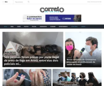 Correiodearaxa.com.br(Jornal Correio de Araxá) Screenshot