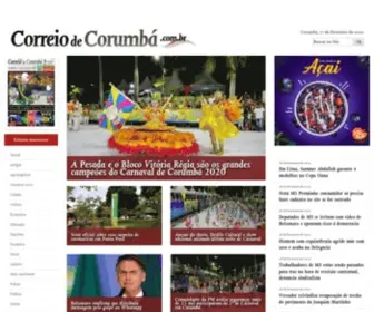 Correiodecorumba.com.br(Correio de Corumbá) Screenshot