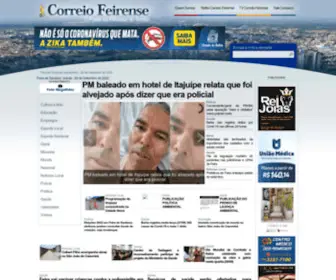 Correiofeirense.com.br(Correio Feirense) Screenshot