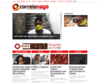 Correionago.com.br(Correio Nagô) Screenshot