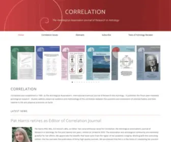 Correlationjournal.com(Correlation) Screenshot