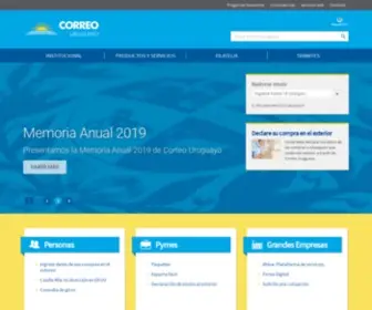 Correo.com.uy(Correo Uruguayo) Screenshot