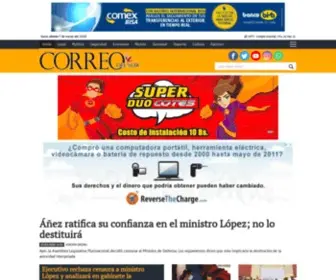 Correodelsur.com(Diario Correo del Sur) Screenshot