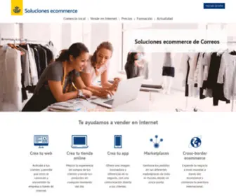 Correosecommerce.com(Soluciones ecommerce de correos) Screenshot