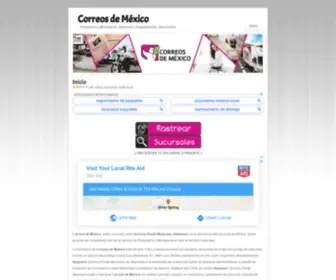 Correosenmexico.com.mx(Correos de México) Screenshot