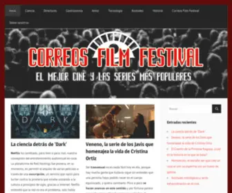 Correosfilmfestival.com(Correos Film Festival) Screenshot