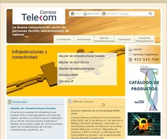 Correostelecom.es(Bienvenido a Correos Telecom) Screenshot