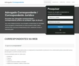 Correspondentesnaweb.com.br(Correspondente jurídico na Web) Screenshot