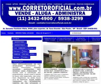 Corretoroficial.com.br(Corretor Oficial) Screenshot