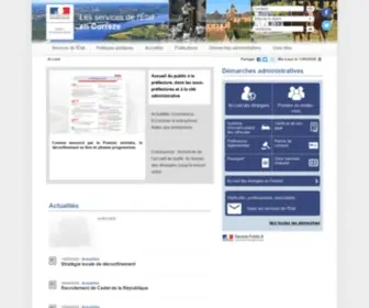 Correze.gouv.fr(Actualités) Screenshot