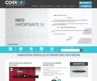 Correzefermetures.com(Correzefermetures) Screenshot