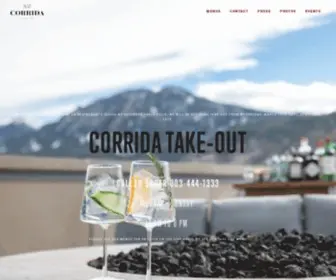 Corridaboulder.com(We are a Spanish restaurant inspired by Northern Spain’s Basque country with a focus on wood) Screenshot