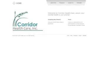 Corridorhealthcare.com(Corridor Health Care) Screenshot