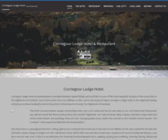 Corriegour-Lodge-Hotel.com(And restaurant) Screenshot