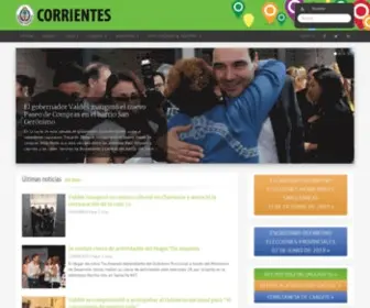 Corrientes.gov.ar(Portal del Gobierno de Corrientes) Screenshot
