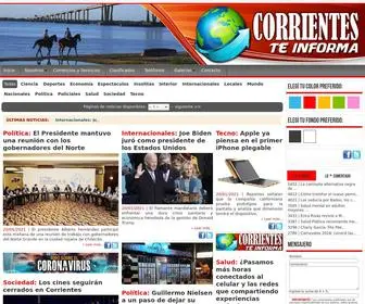 Corrientesteinforma.com.ar(Corrientes Te Informa) Screenshot