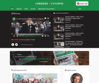 Corriere.com(Corriere Canadese) Screenshot