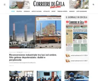 Corrieredigela.com(Corriere di Gela) Screenshot