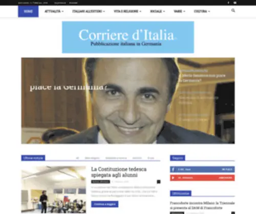 Corriereditalia.de(Corriere d'Italia) Screenshot