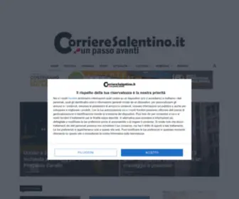 Corrieresalentino.it(Corriere Salentino) Screenshot