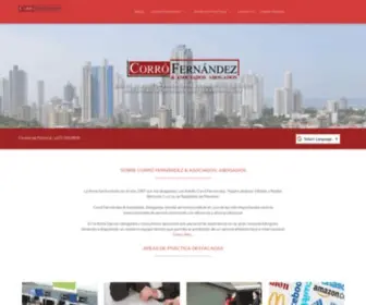 Corro-Fernandezlawfirm.com(Corró Fernández & Asociados) Screenshot