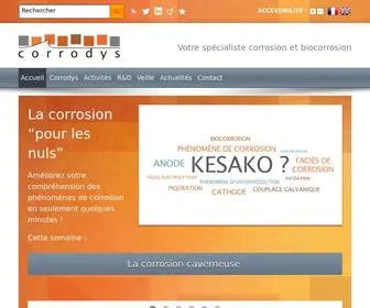 Corrodys.com(Expert en corrosion) Screenshot