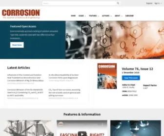 Corrosionjournal.org(CORROSION) Screenshot