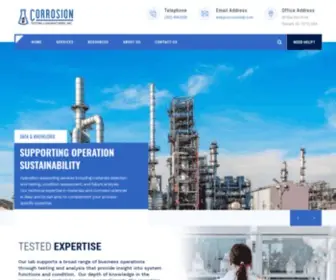 Corrosionlab.com(Corrosion Testing Labs) Screenshot