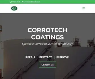 Corrotech.co.za(Specialist Corrosion Services for Industry) Screenshot